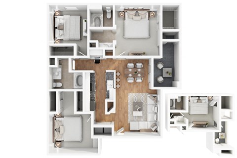 The Elite Floor Plan at The Pavilions by Picerne, Nevada